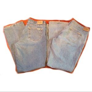Bundle of 2 Pairs Levi's Blue Jeans size 14
